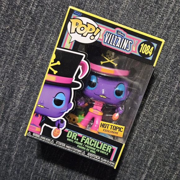 Funko‎ Pop! Vinyl: Disney - Dr. Facilier (Black Light) - Hot Topic exclusive - Picture 1 of 7